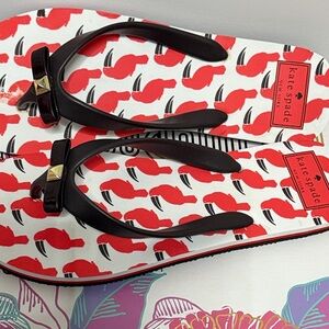 Kate Spade Toucan Flip-Flop Sandals